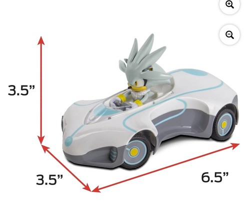 Sonic the Hedgehog Amy & Silver 2.4 GHZ Radio Controlled Car Toys Team Racing - Picture 9 of 12