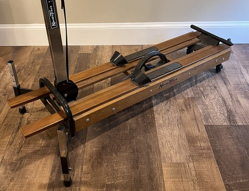Nordic Track Pro Skied Ski Machine - Nice Condition Beautiful Wooden - Exercise - Picture 4 of 12