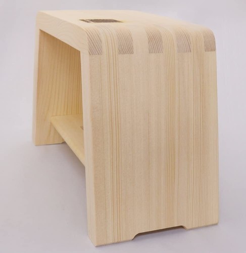 Ichihara Spruce Hinoki Wood Chair Bath Stool Onsen new Free Shipping - 第 4/9 張圖片