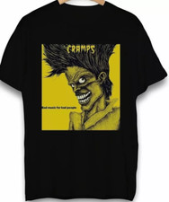 The Cramps Bad Music For Bad People Cotton Black All Size Unisex Shirt TU480