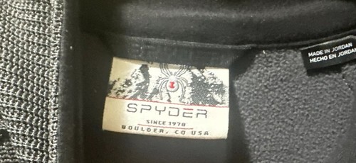 Spyder Half Zip Herren Strickpullover Sweater Jacke Größe Large - Bild 3 von 5