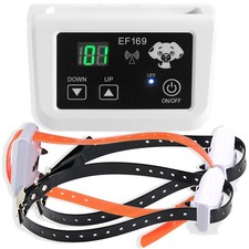 Electronic Real Wireless Dog Fence Containment Collar System No Wire Rechargeabl