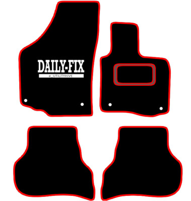 CAR FLOOR MATS FOR VW GOLF PLUS 2004 TO 2008 ALL WEATHER TAILORED BLACK CARPET