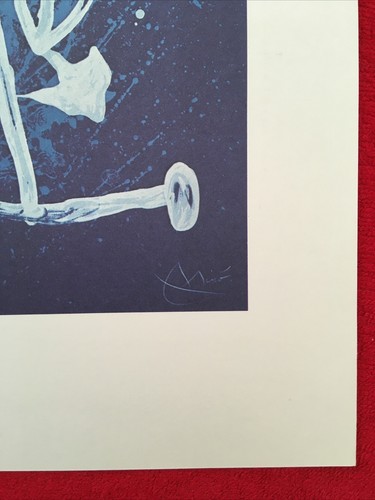 Miro Joan Miró, Uneducated Blue , Offset Lithograph, Vintage, Paris, 1972 - Picture 5 of 7