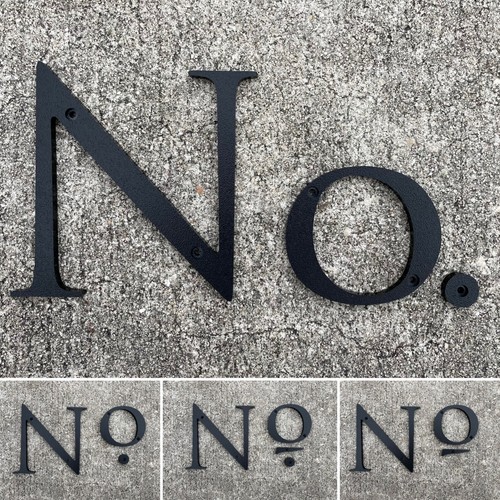 4 inch Roman House Numbers or Letters; color choices - Picture 14 of 14