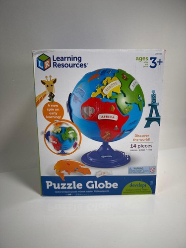 Learning Resources Puzzle Globe - 14 Pieces, Ages 3+ DAMAGED - Picture 4 of 12