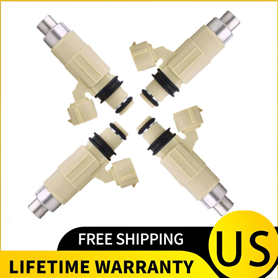 4x Inyector de combustible para Mitsubishi Galant 2,4 L L4 2000 2001 2002 2003 Eclipse 2005 Foto 2 de 4