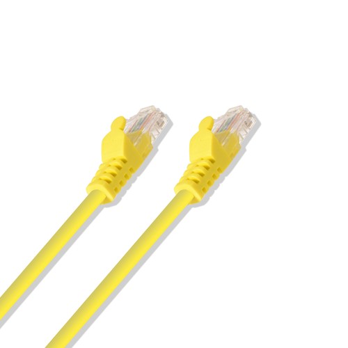 5ft Cat5e Cable Ethernet Lan Network RJ45 Patch Cord Internet Yellow (50 Pack) - Picture 2 of 6