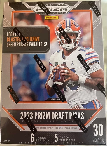 2023 Panini Prizm Draft Picks Football Trading Cards Blaster Box Multicolor