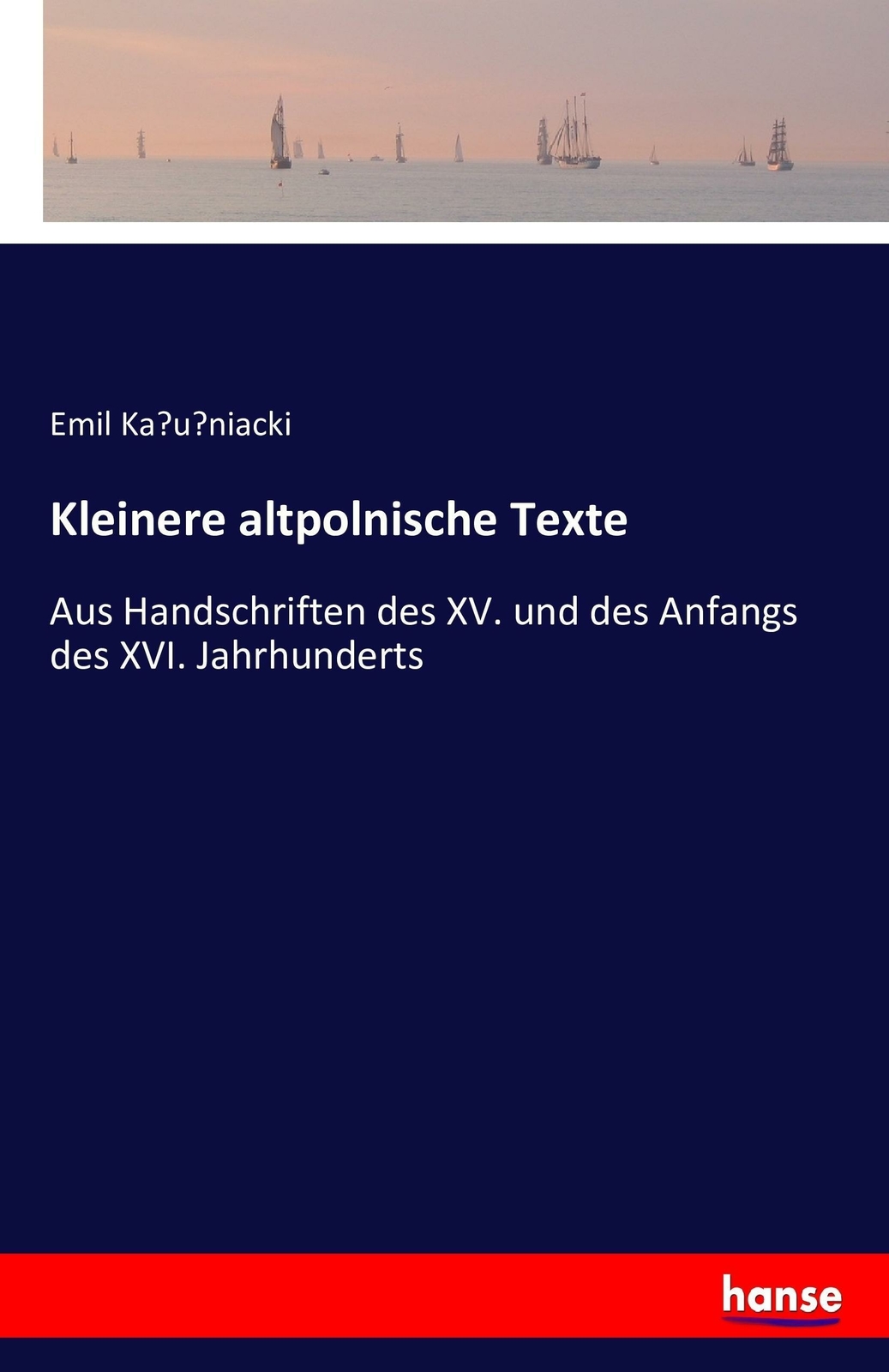 Kleinere Altpolnische Texte | Buch | 9783743484108