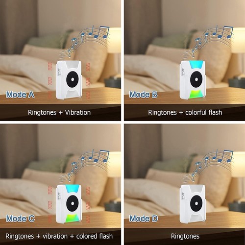 Alarmes personnelles ChunHee pour personnes âgées, sans fil portable vibrantes pager - Photo 5/10