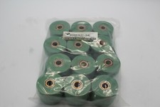 Lot Of 24 Bold Parts B5093621 Flat Green Roller 2-1/4 Dia x 1" Wide x 1/2" Bore