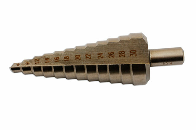 - Stepped Drill 6mm-30mm Box of 1 33011 by Connect - Stepped Drill 6mm-30mm Box of 1 33011 by Connect