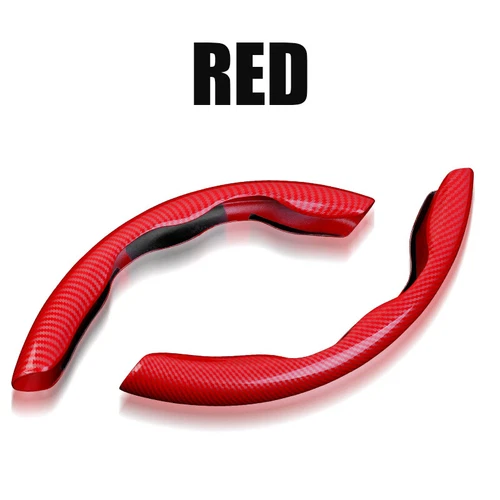 Carbon Fiber Red Car Steering Wheel Booster Cover Accessories For Mercedes-Benz - Bild 9 von 20