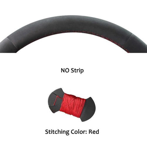 Suede Steering Wheel Cover for BMW 1 Series F87 F80 F30 F20 F25 F32 F33 F15 X5 - Picture 15 of 21