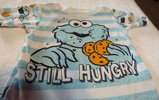 Sesame Street Cookie Monster "Still Hungry" tshirt fits 24M
