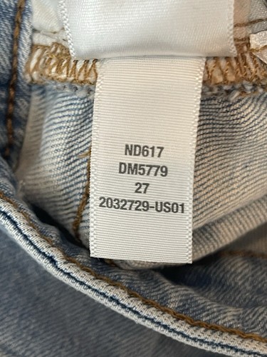 Madewell Jeans Size 26 Curvy Perfect Vintage Straight Jean Danby Wash Ripped - Picture 10 of 10
