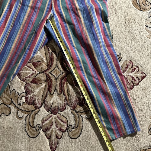 Gitano Pants Striped Multicolor 1993 Sz H6 30x36 - Picture 7 of 10