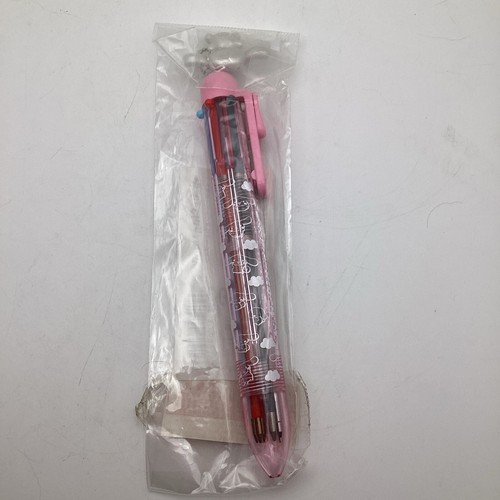 Sanrio Baby Cinnamoroll Ballpoint Pen Red 5 Colour Plastic Charm Vintage 2002 - Foto 1 di 7