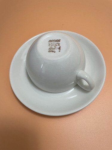 Russel Wright Iroquois Casual China White - Set Of Six Cups and Saucers - Picture 11 of 12
