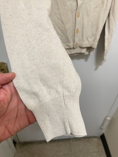 Maison Martin Margiela Wool Linen Cashmere Beige Sweater ribbed lagenlook MM10 L - Picture 5 of 20