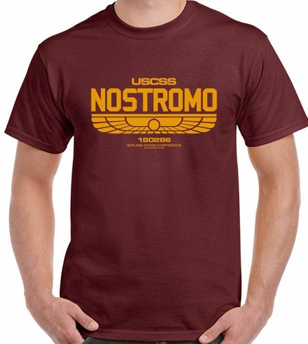 Alien T-Shirt Nostromo 180286 Mens Film Movie USCSS Weyland-Yutani - Picture 8 of 8