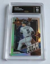 2021 PRIZM FREDDIE FREEMAN #4 STAR GAZING PRIZM GEM 10