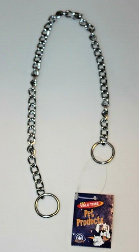 Dog Choke Chain - 2.5mm x 45cm - Valu Time Pet Products - New w/ Tag - Picture 2 of 2