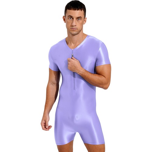 UK Men's Sleeveless Leotard Workout Fitness Jumpsuit Wrestling Singlets Bodysuit - Picture 65 of 105
