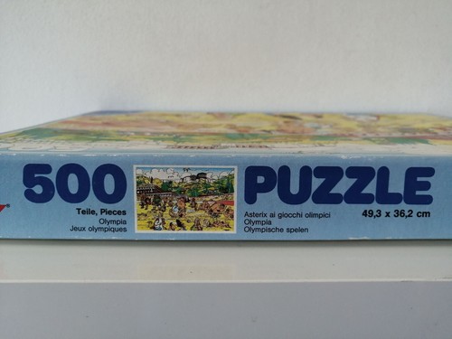 1991 Ravensburger 500 Piece Asterix Olympic Games Jigsaw Puzzle Rare Complete 91 Vtg - Picture 3 of 10