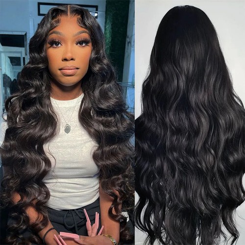 Body Wave HD 13x6 Lace Front Human Hair Wig Transparent Brazilian Remy Hair WIg - Picture 11 of 14