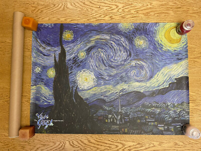 The Vincent van Gogh Immersive Experience - A1 Starry Night Poster (Neu)