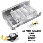 Heating Element Kit 279838 3392519 3977767 For Whirlpool Dryer