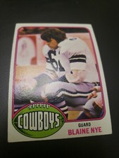 1976 Topps Blaine Nye #527 Set Break Dallas Cowboys