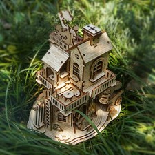 LKAPOPO-DIY Wooden Treehouse Puzzle Kit 150PCS  Ages 14  Treehouse 1