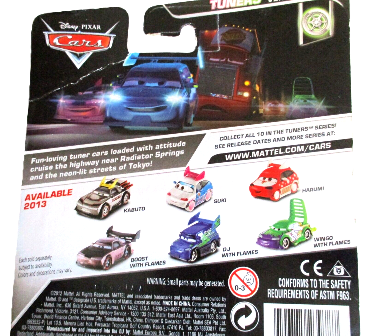 Disney Pixar Cars Tuners Harumi Diecast Car 2012 for sale online