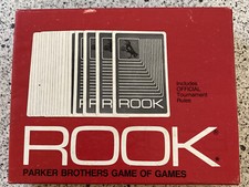 Vintage 1972 ROOK Card Game Parker Brothers Red Box Complete W/Instructions