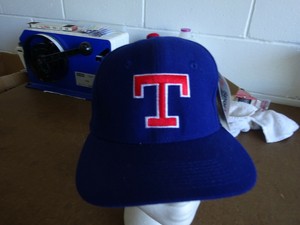 Vintage Texas Rangers Baseball Cap Hat Fitted Size 6 3 4 Blue Red White New Ebay