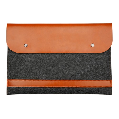 "Custodia custodia borsa laptop in feltro in pelle per MacBook Pro/Air 11,6"" 13,3"" 15,4""" - Foto 9 di 28