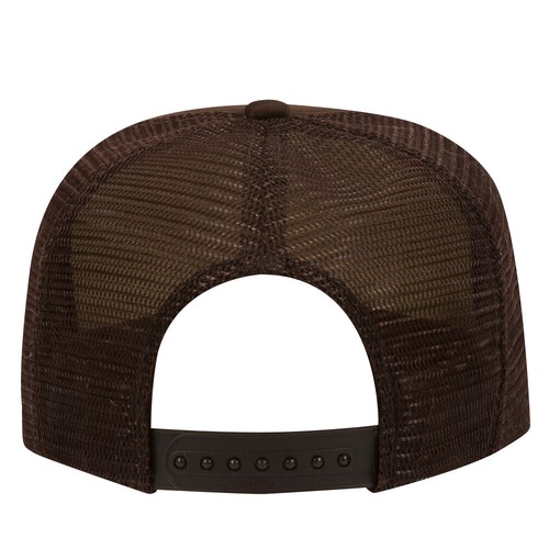 OTTO 5 Panel High Crown Polyester Foam Front Mesh Back Snapback Trucker Cap - Picture 28 of 119