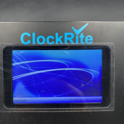 Clockrite Employee Time Keeping Clocking In And Out Hardware Network Based - Picture 9 of 12