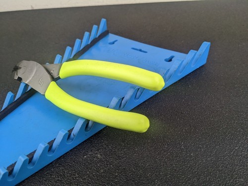 #bj881 Snap-on NEW 87ACF 87ACFHV VectorEdge Diagonal Cutters Pliers 7" Hi-Viz - Picture 10 of 15