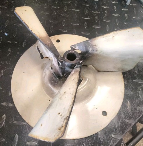 Bolens 824A Troy Bilt 824 Schneefräse weiß 3-Blatt Laufrad Lüfter VERALTET - Bild 3 von 4