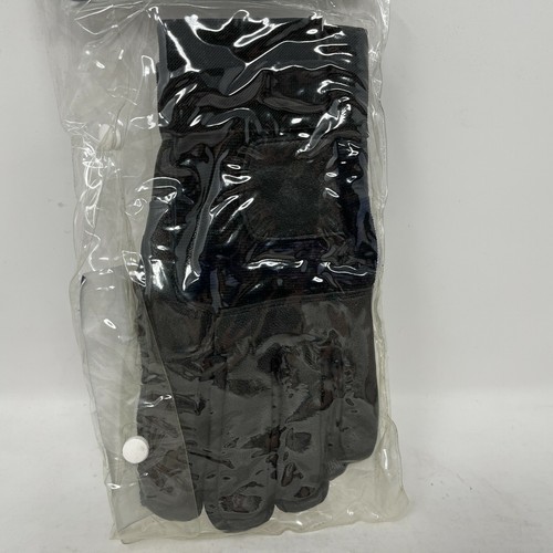 Light Duty Black Full Finger Mechanics Impact Gloves XL, Pair (Extra Large) - Picture 6 of 9