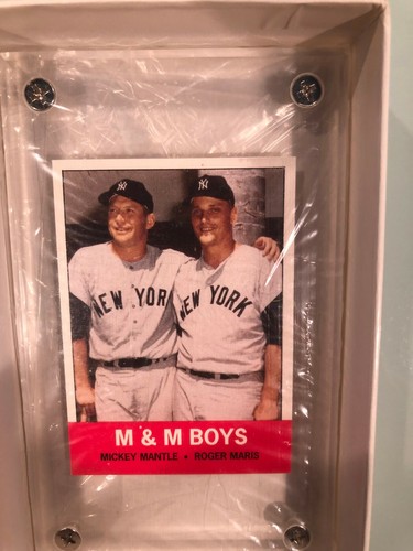 1991 ACME REPRODUCTIONS MICKEY MANTLE-ROGER MARIS M&M BOYS FOLLETO #2072/6100 - Imagen 2 de 3