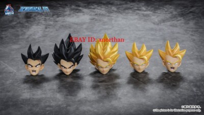 New Demoniacal Fit SHF 1/12 Gogeta Custom Head Sculpt Set