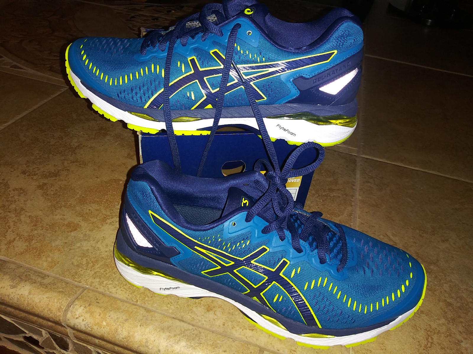NEW 159 Uomo Asics Gel-Kayano 23 Running Scarpe, size 7.5 blue NEW 159 Uomo Asics Gel-Kayano 23 Running Scarpe, size 7.5 blue