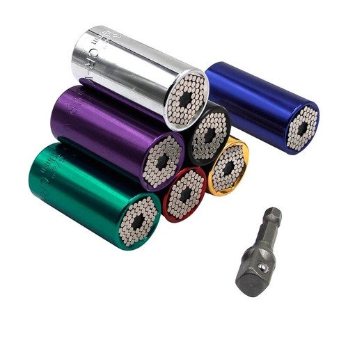 Magical Grip Universal Socket Adapter with Power Drill Adapter Tool 7-19mm - Picture 6 of 14