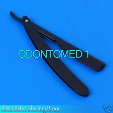 Full BLACK BARBER SALON STRAIGHT SHAVING RAZOR SHAVING RAZORS