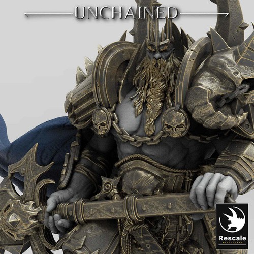 King Olaf - Unchained - Rescale Miniatures - Wargaming D&D DnD - Bild 2 von 3